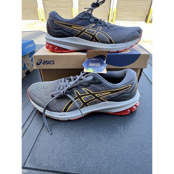 Asics Men’s GT-1000 Running Shoes Size 8 Sheetrock Black Extra Wide 1011B354-021 main image 9
